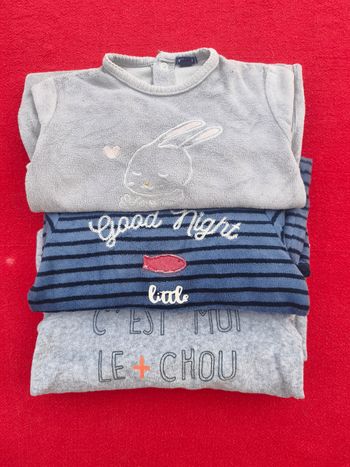 Lot de 3 pyjamas 
