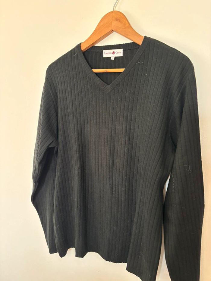 Pull col V taille L Laurent Cerrer - photo numéro 4