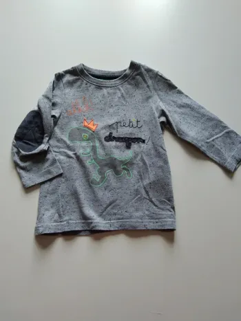tee shirt manches longues gris orchestra garcon 12 mois