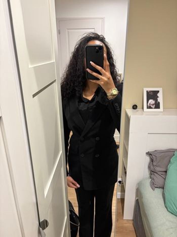 Blazer cintré noire H&M