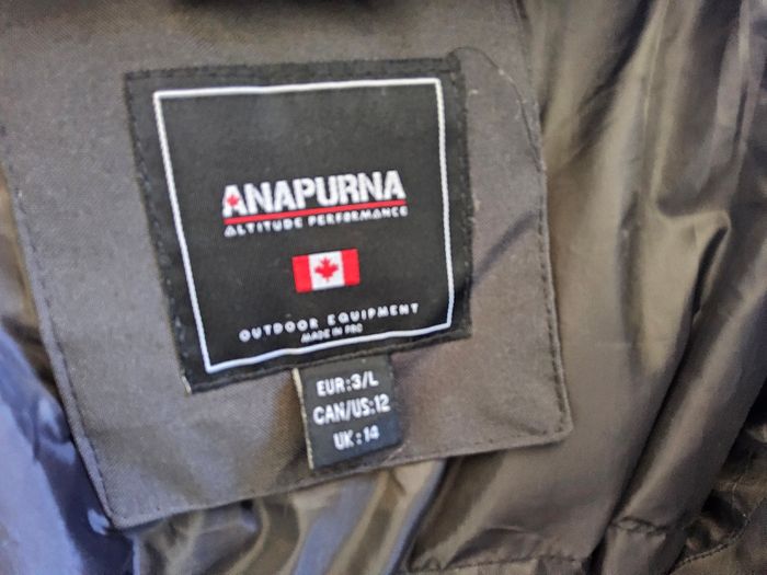 Manteau très  chaud taille 3L anapurna - photo numéro 6