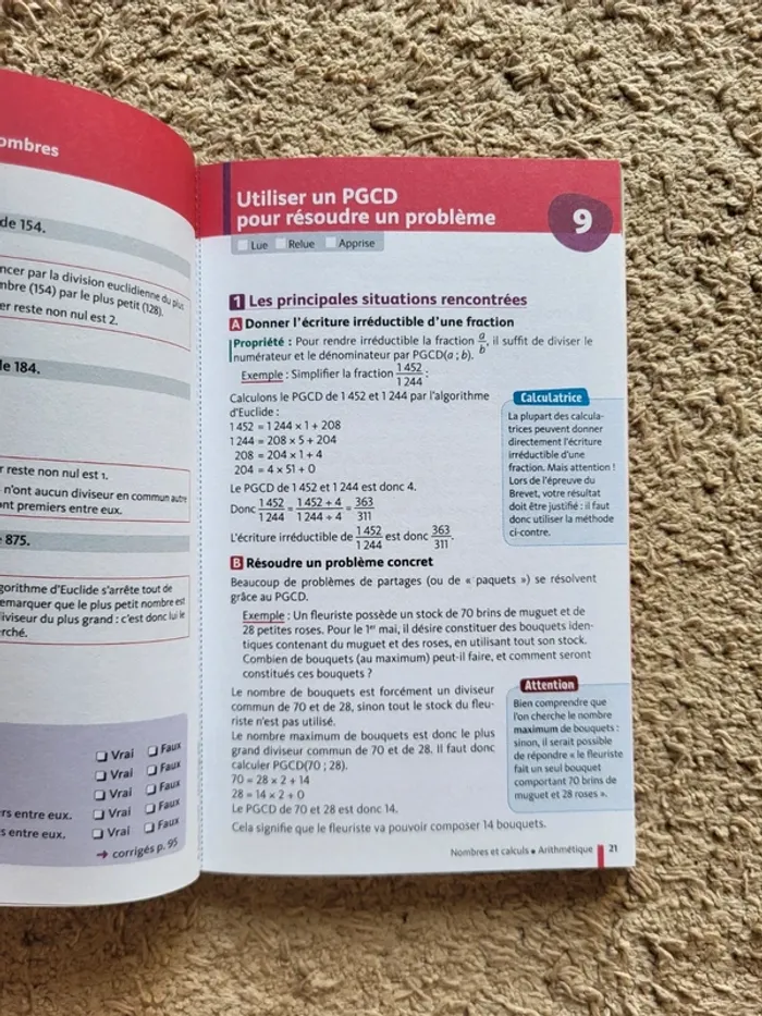 Mes fiches ABC du brevet Neuf - Mathématiques- Nathan - photo numéro 9