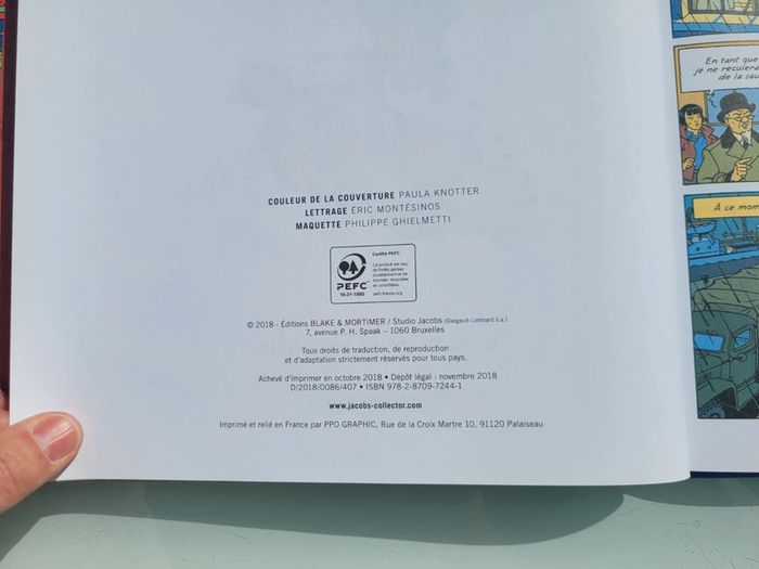 BD Les Aventures de Blake et Mortimer tome 25 : La Vallée des Immortels, EO - photo numéro 3