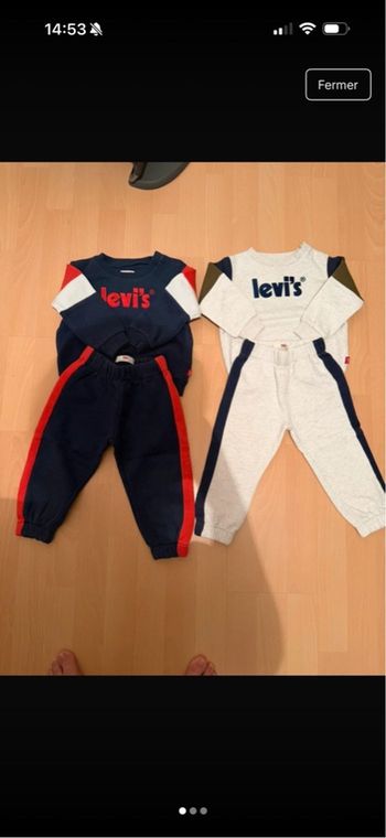 2 jogging Levis 