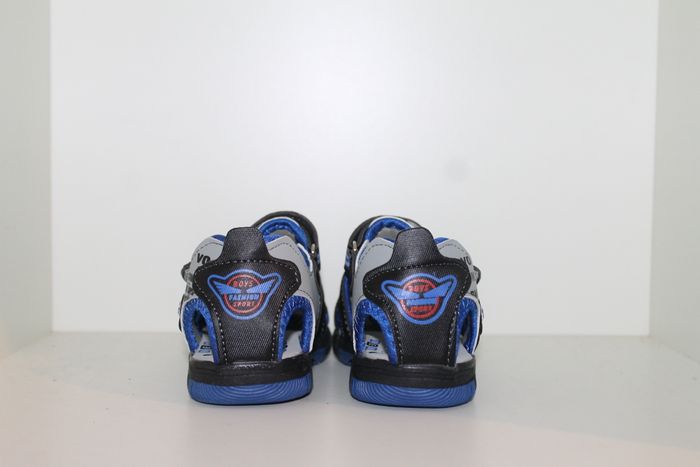 belle sandales nus pieds bleue et noire 25 - photo numéro 5