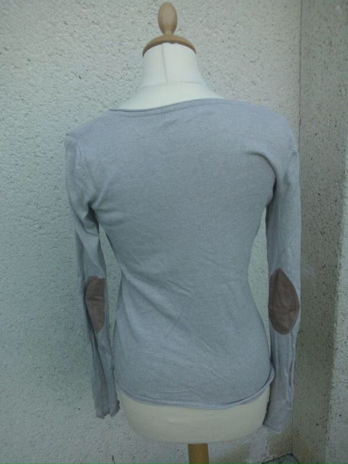 Pull fin beige et camel T36 - photo numéro 2