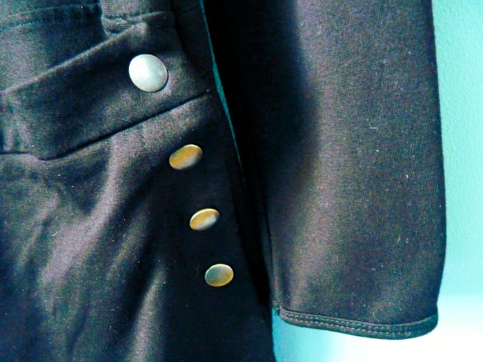 Combinaison fille 16 ans IKKS noir TBE jupe short - photo numéro 3