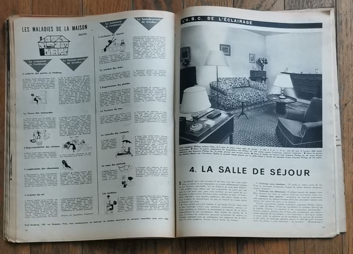 Ancien magazine Elle années 50 Vintage - photo numéro 6