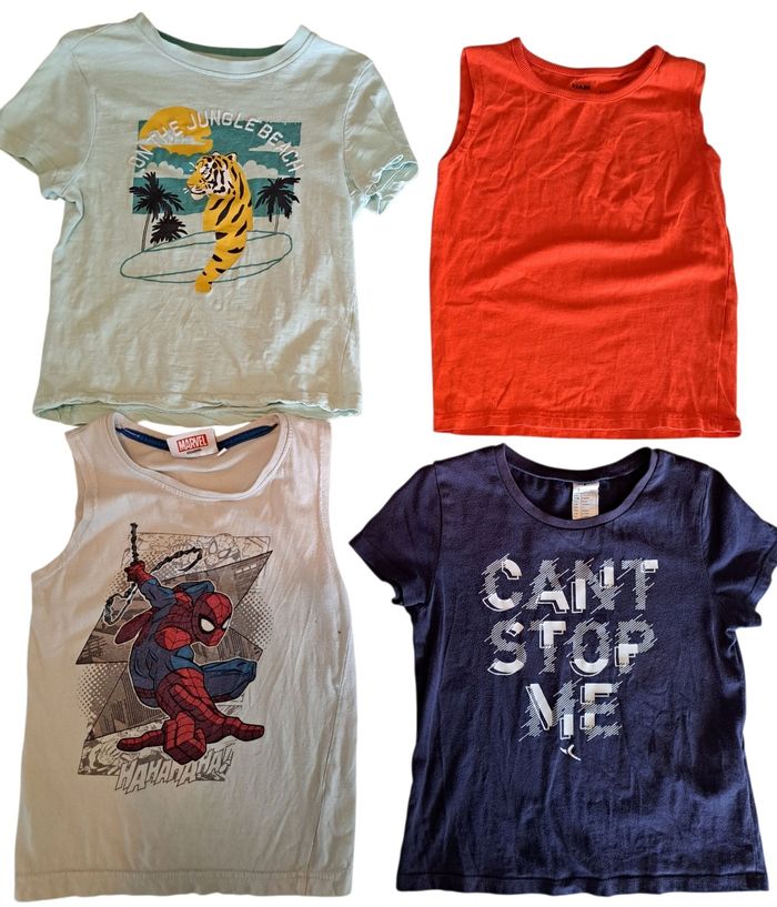 Lot de 4 hauts MC garçon 6 ans BE