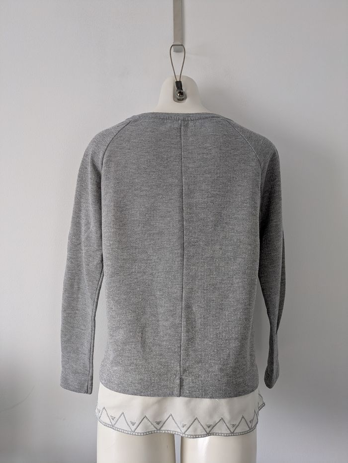 Sweat gris brillant pull - Promod - taille M - photo numéro 2