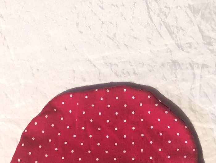 Petit Bonnet Rouge Pois Blancs Vêtement Accessoire Petits Enfants Bébés - photo numéro 2