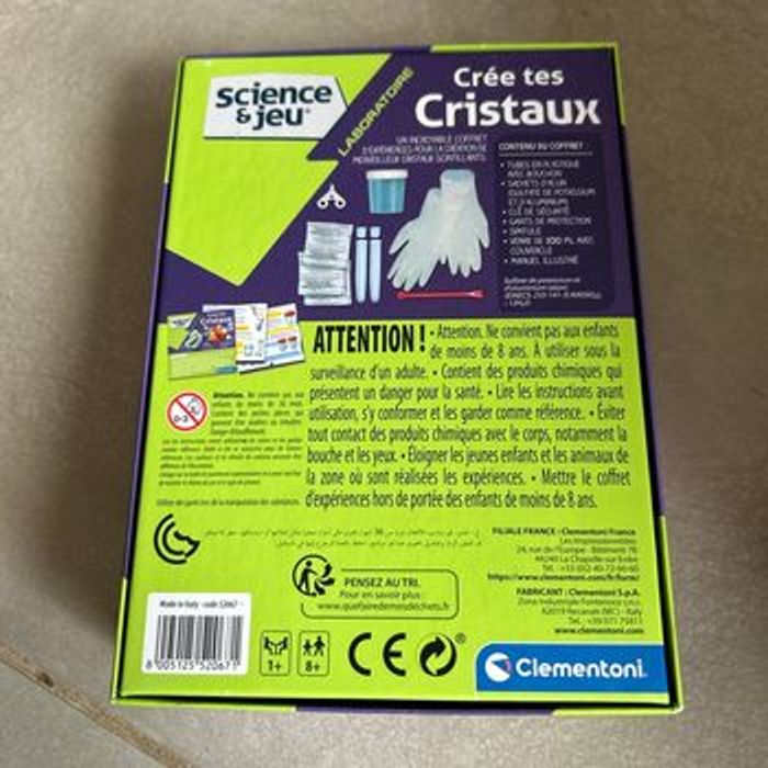 Jeu science, crée tes cristaux - photo numéro 2