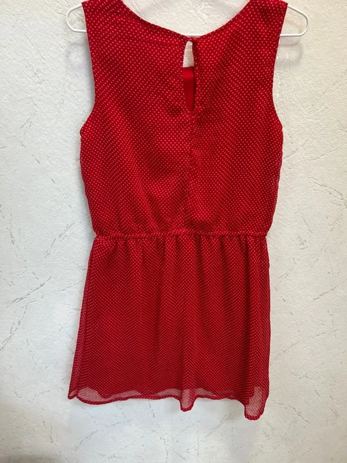 robe femme rouge robe à poids robe été femme taille 40 taille L - photo numéro 6