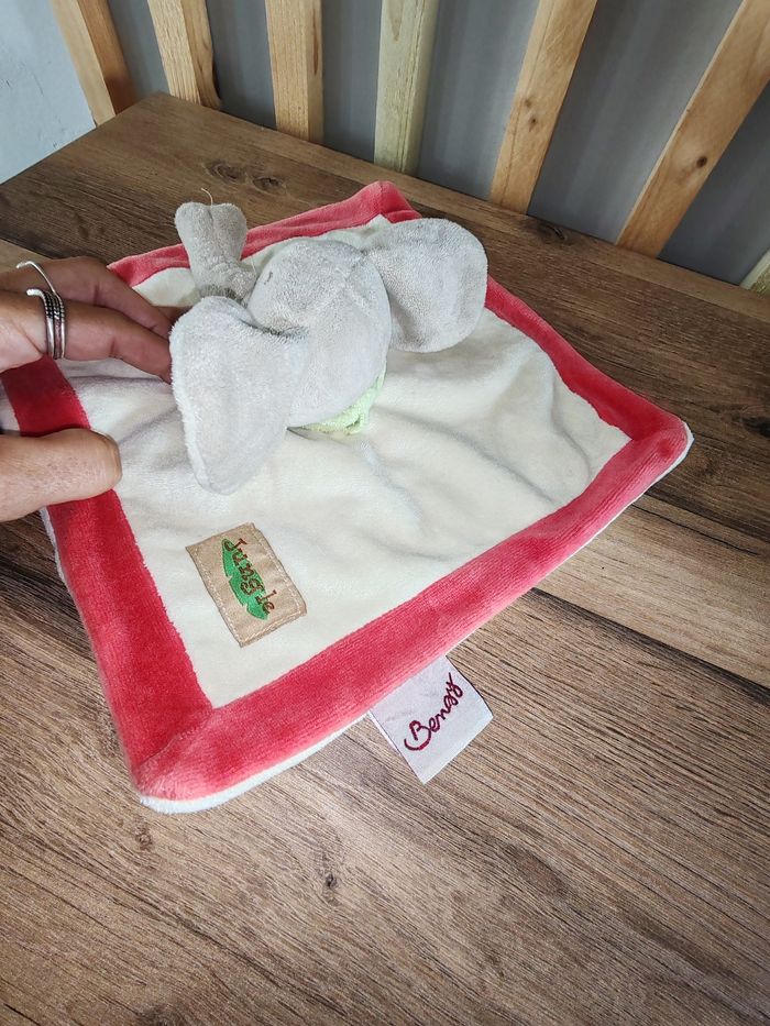 Elephant bengy beige et rouge - photo numéro 2
