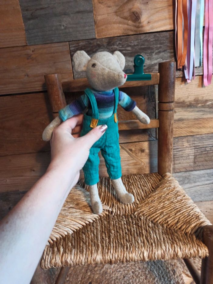 Peluche souris moulin roty famille mirabelle tbe - photo numéro 4