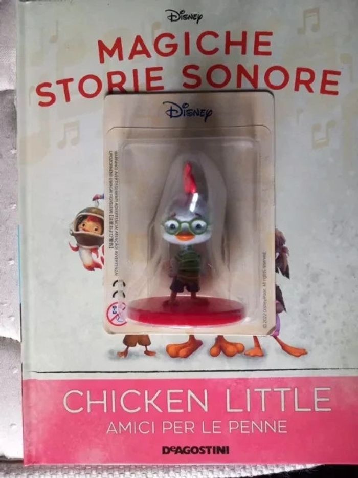 Chicken little Magiche storie sonore deagostini Audioconte magique Disney Altaya italien audio conte