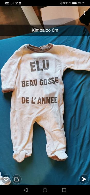 Pyjama beau gosse de l'année