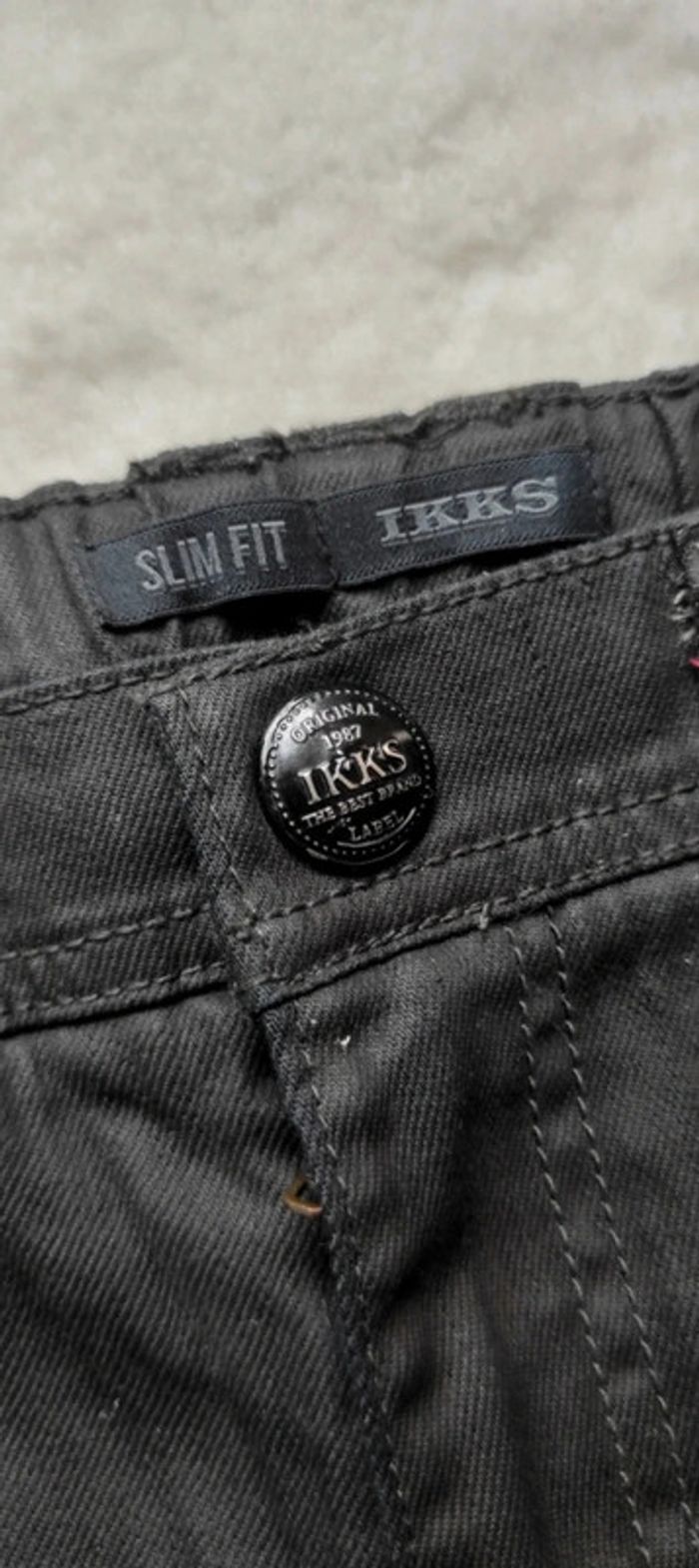 Jean noir enfants IKKS 12 ans slim fit - photo numéro 5