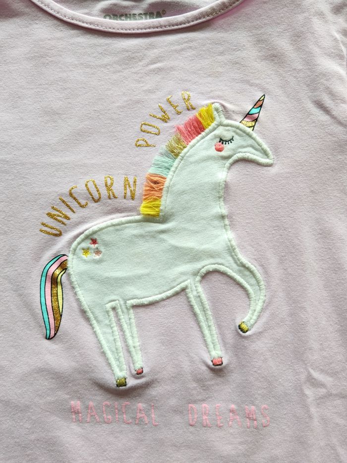 Lot de 2 t-shirts roses orchestra 8 ans - photo numéro 3