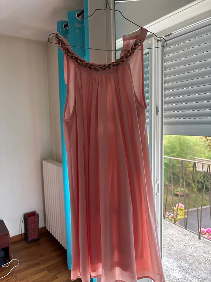 Robe courte rose 38/40