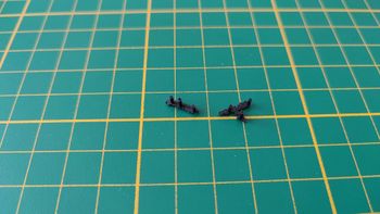 Logo sigles arrière pièce détachée miniature Tonka Polistil Lamborghini Miura 1/18 1/18e 1/18ème #D2