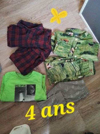 Pyjamas garçon 4 ans