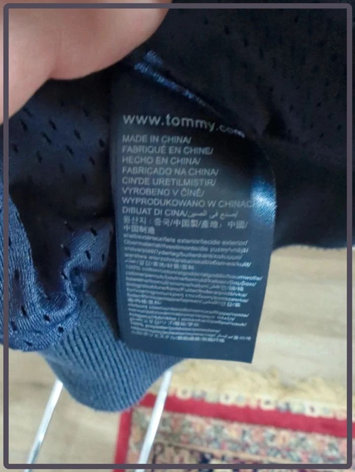 Veste Tommy Hilfiger taille XS homme bleu marine - photo numéro 5