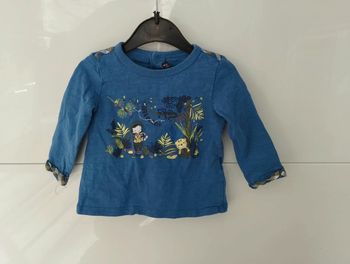 T-shirt manches longues taille 9 mois (71 cm)
