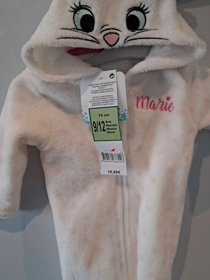 Pyjama doux aristochat disney 12 mois - photo numéro 4
