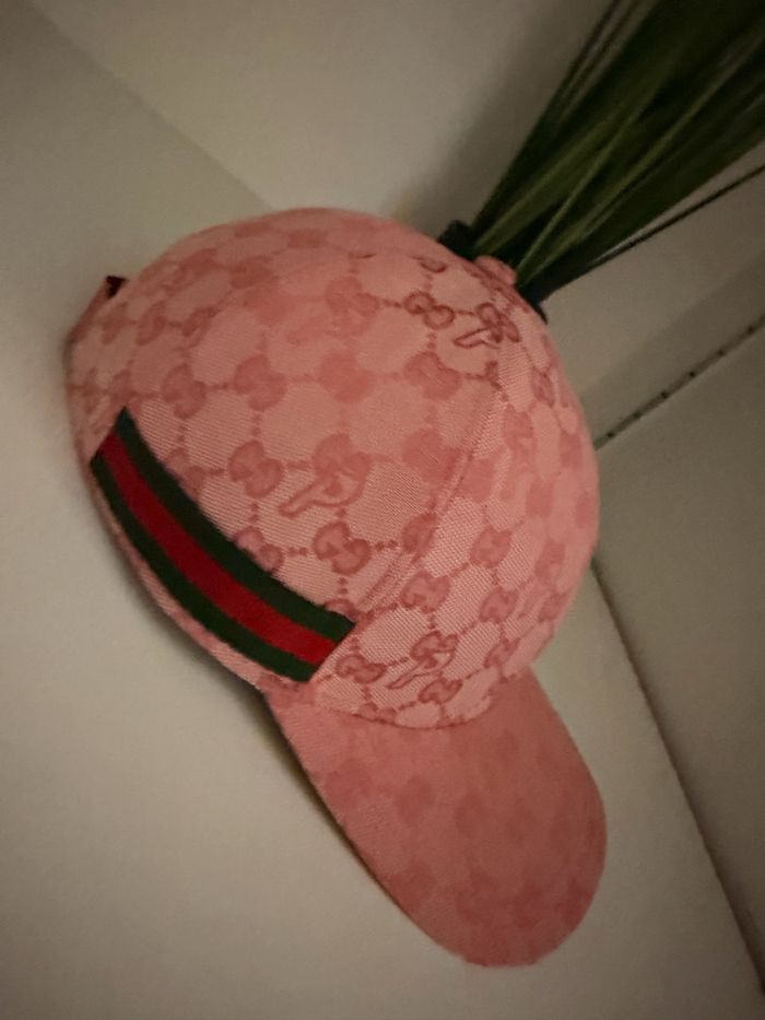 Casquette Gucci palace rose M - photo numéro 3
