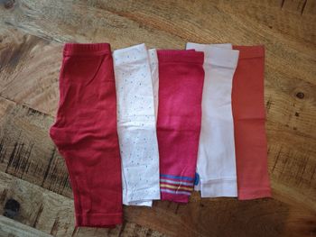 Lot de 5 jolis leggings 3 mois