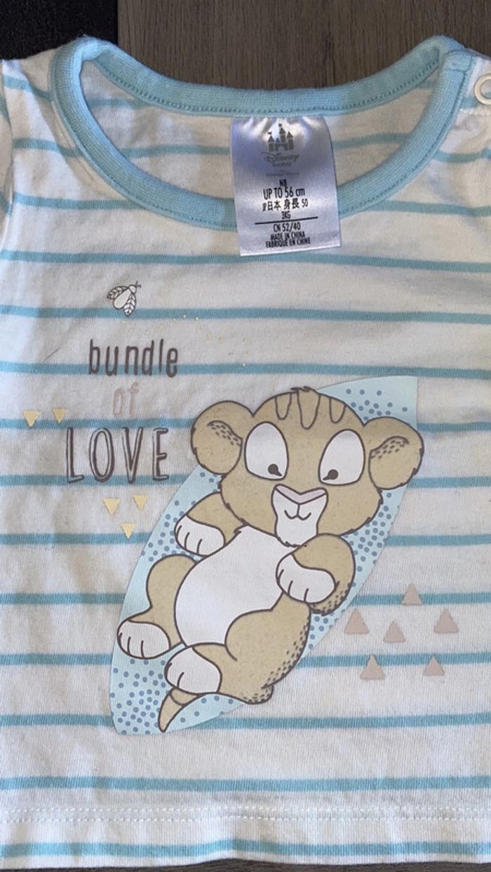 Tshirt manche longue Simba disney - photo numéro 2