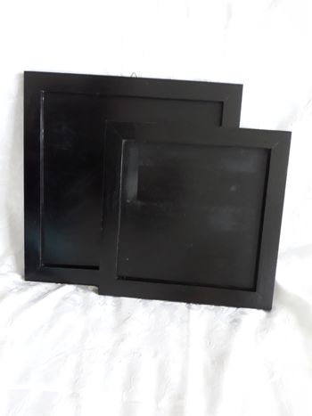 Faby27800 Plateaux noirs x 2