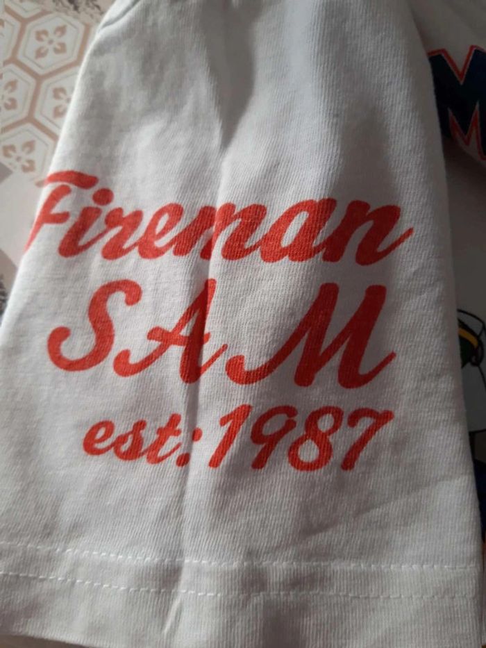 Tee-shirt  Fireman Sam 8  ans - photo numéro 7