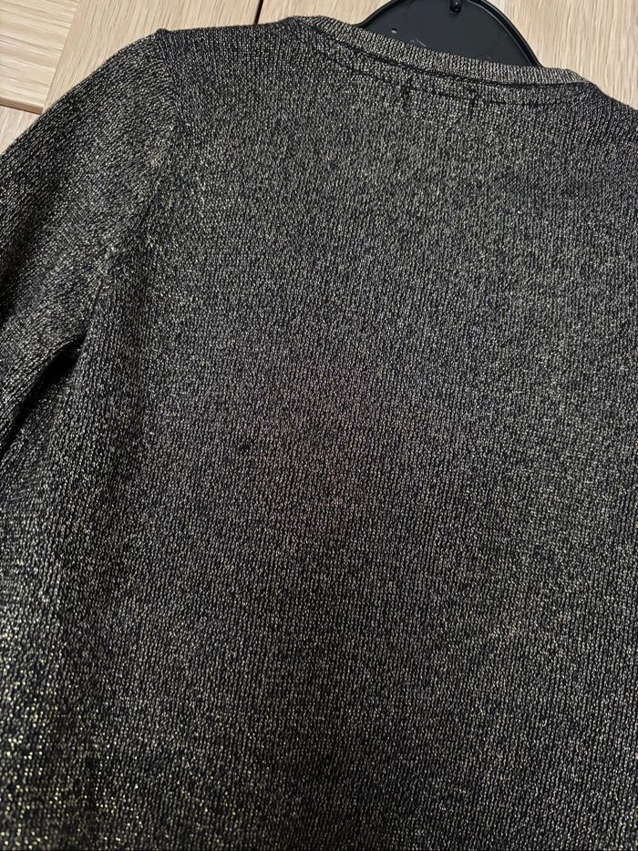 Gilet noir paillettes dorées KIABI t.4ans - photo numéro 5