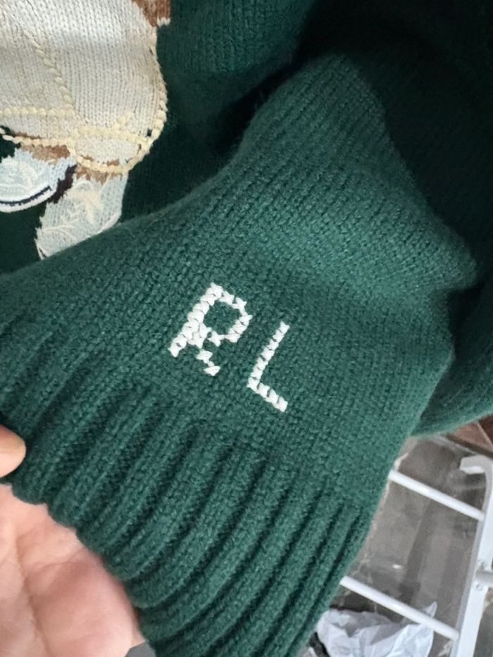 Pull brodé  Ours de la marque Ralph  Lauren taille S femme - photo numéro 7