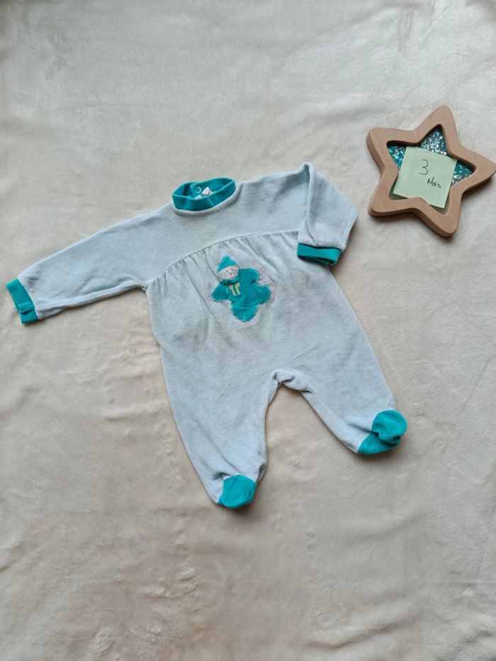 Pyjama velours 3 mois