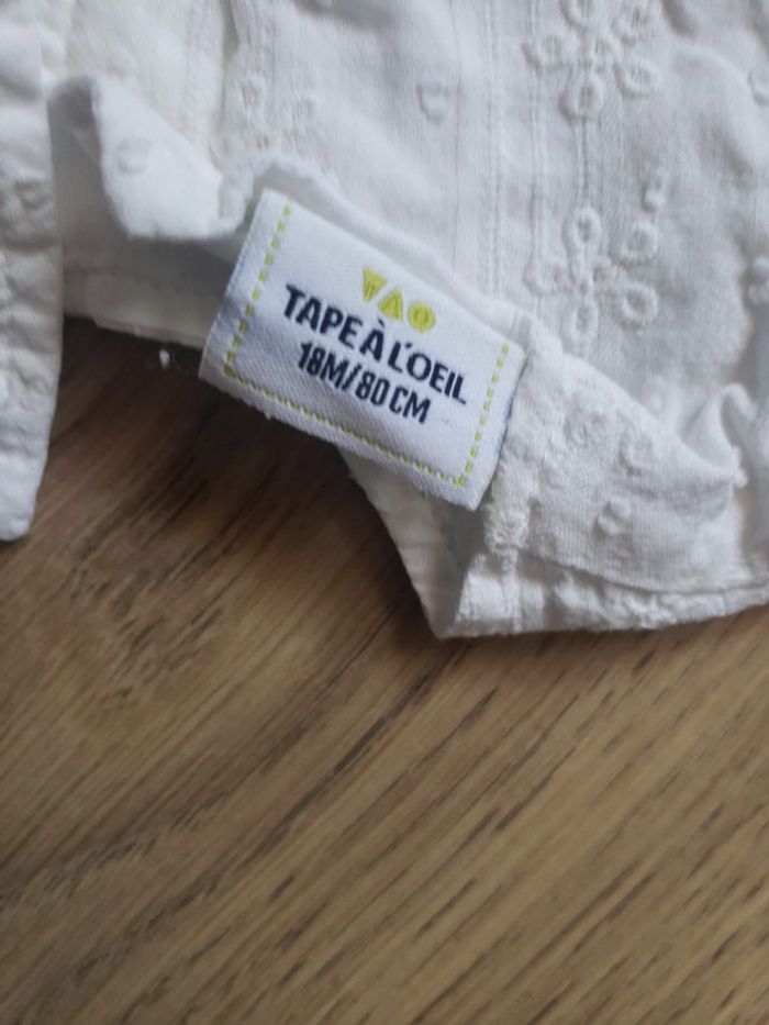 Lot de 2 blouses TAO 18 mois 81 cm - photo numéro 11