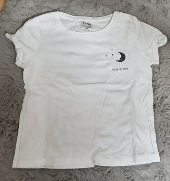 Tee-shirt manches courtes Coton Bio Kiabi