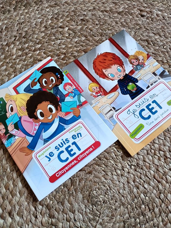 Livres enfants je suis en CE1