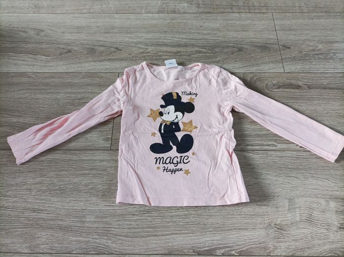 Haut ml rose Mickey 4 ans - photo numéro 2