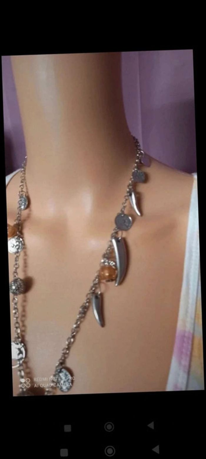 Collier multi pendentifs piques - photo numéro 4