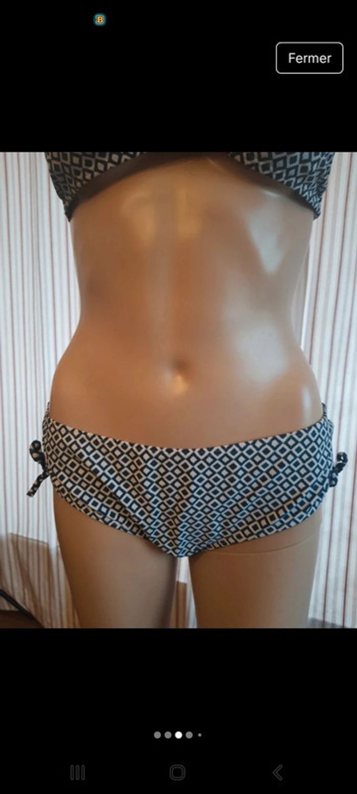 Bikini Shiwi Bleu/Blanc eu 40 fr 38/40 bonnet A/B - photo numéro 3