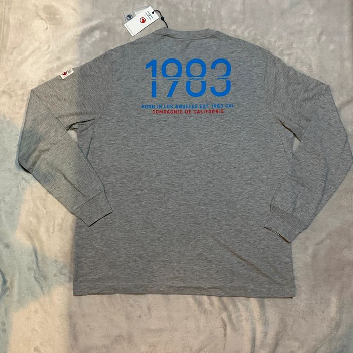 Compagnie de Californie - Tee-shirt manches longues "Long 83 sport" Gris, taille XXL - photo numéro 6