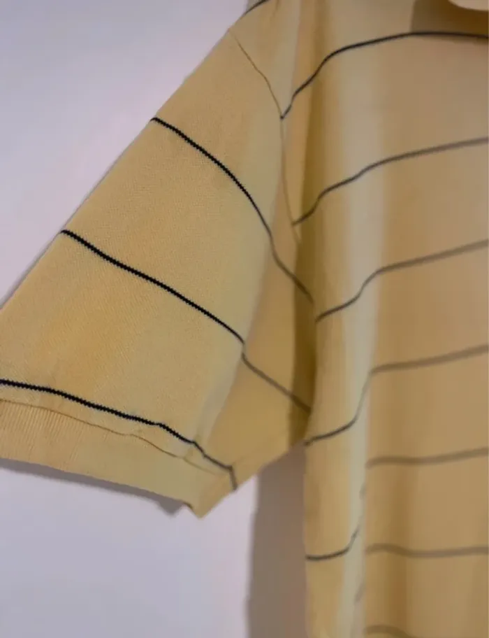 Polo jaune rayé Nautica – taille L/XL - photo numéro 4