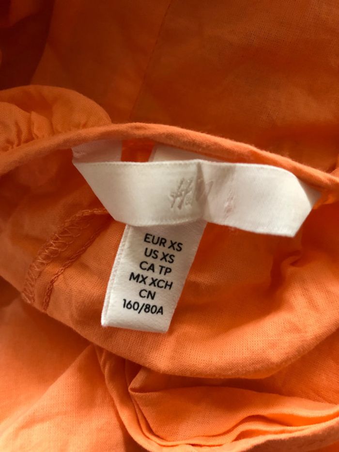 Robe tunique fluide orange H&M 34 - photo numéro 5