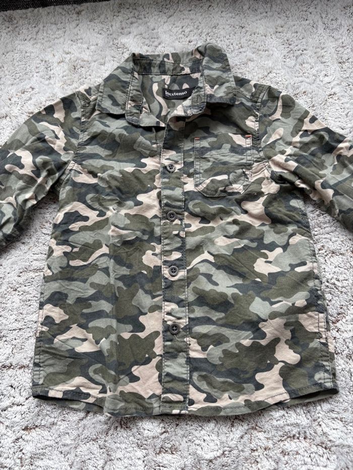 Chemise In Extenso 4 ans motif militaire - photo numéro 2