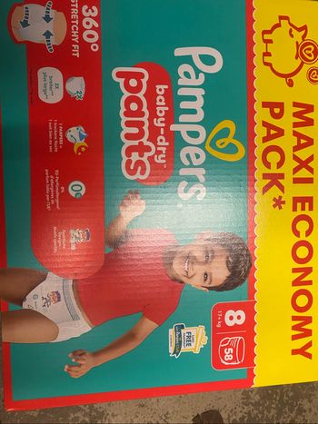 Pampers pants taille 8