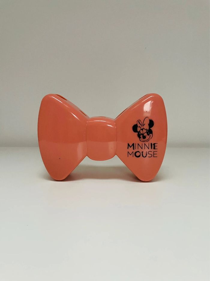 Rangement pinceau de maquillage disney Minnie décoration chambre fille noeud