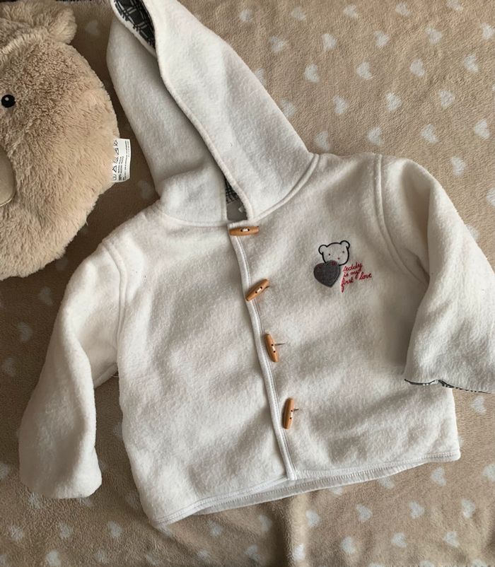 Manteau 18 mois blanc 😺 - photo numéro 2